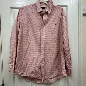 Men’s Southern Marsh Windsor Check dress shirt size large